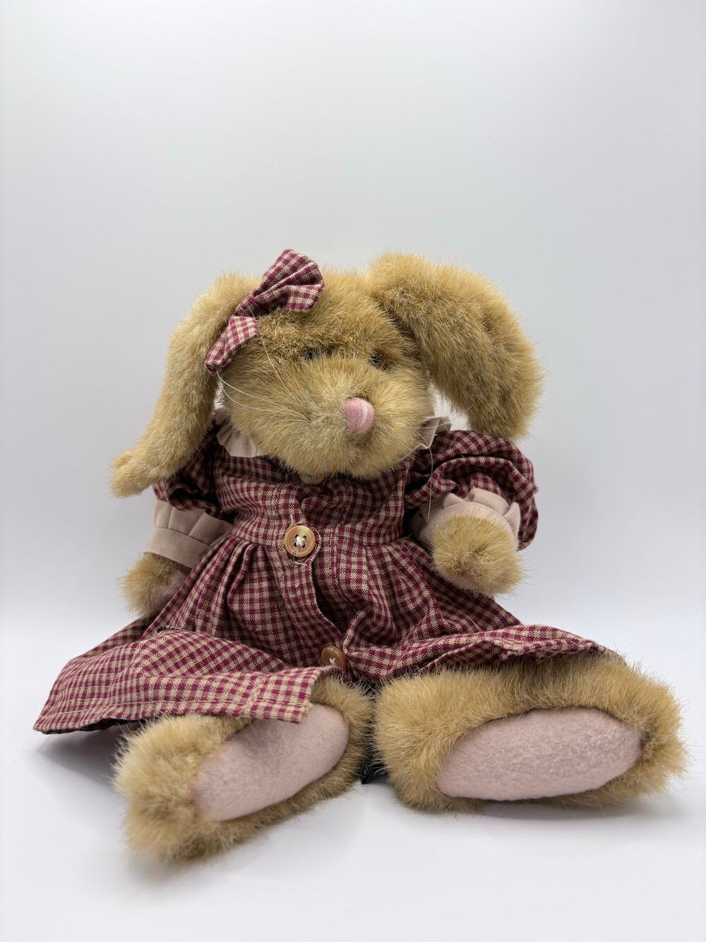 Vintage 90's Boyds Collection Bears and Friends Rabbit Bunny Hare Girl w/ Bows
